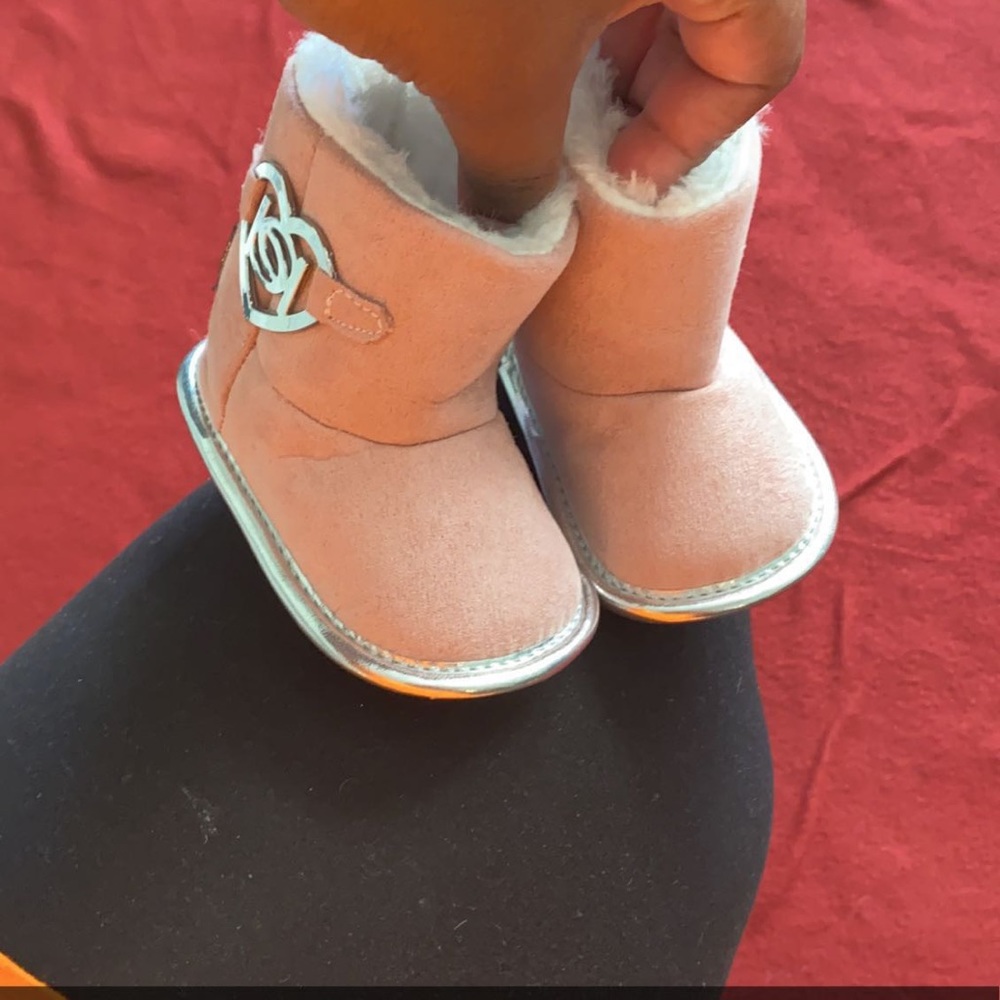 Baby girl Bebe boots size 1C
